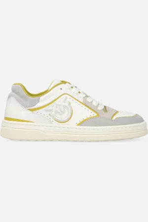 Pinko Sneakers flat in pelle con logo ricamato, , 41