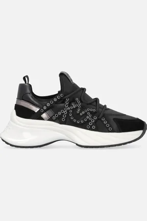 Pinko Sneakers Ariel con lacci e strass applicati, , 40