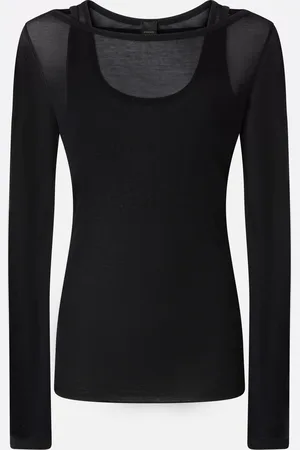 Pinko Maglia jersey garza leggera a maniche lunghe, , XS
