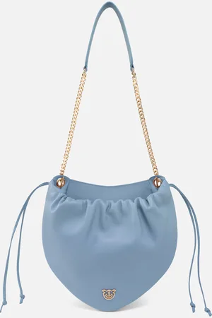 Pinko Borsa hobo arricciata in nappa con tracolla catena Galleria, - , U