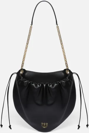 Pinko Borsa hobo arricciata in nappa con tracolla catena Galleria, - , U