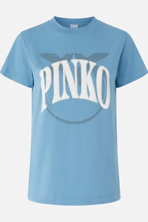 Pinko T-shirt logo e uccellini, , XL