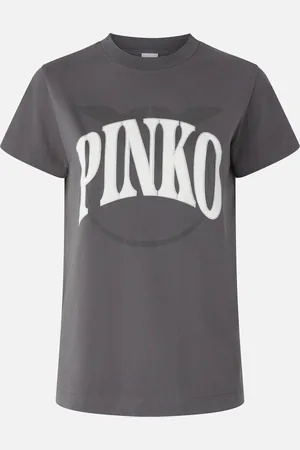 Pinko T-shirt logo e uccellini, - , S