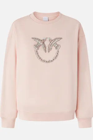Pinko Felpa girocollo con ricamo gioiello Love Birds, - , XS