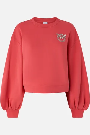 Pinko Felpa con maniche ampie e ricamo gioiello Love Birds, - , XL