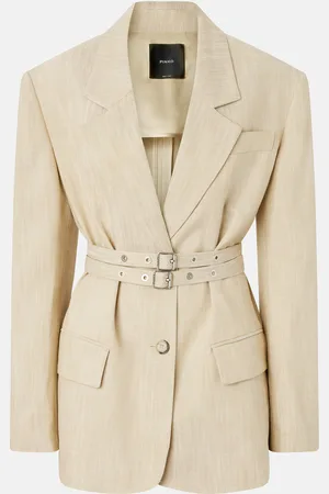 Pinko Blazer oversize in tela con texture, - , 38
