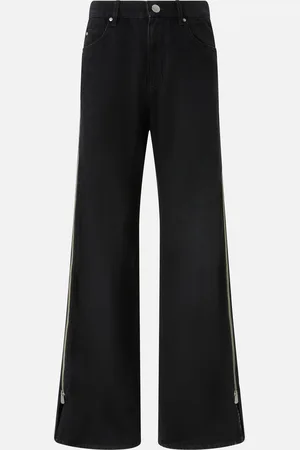 Pinko Jeans gamba ampia con zip laterali, , 24