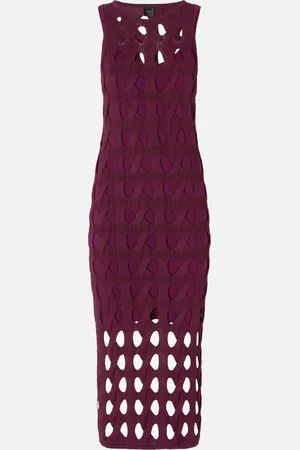 Pinko Abito midi in maglia traforata, , XXL
