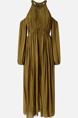 Pinko Abito lungo spalle scoperte con ricamo perline, , 44