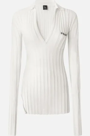Pinko Polo maniche lunghe a costine, - , M