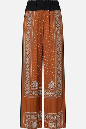 Pinko Pantaloni ampi leggeri stampa bandana, , S