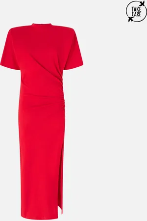 Pinko Abito lungo a t-shirt con spalle imbottite, , XXS