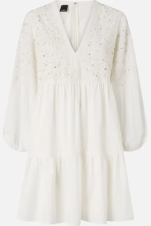 Pinko Mini abito con disegno traforato e cristalli, - , 44