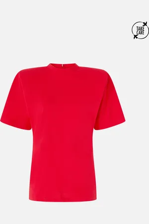 Pinko T-shirt maniche corte con spalle imbottite, , XS