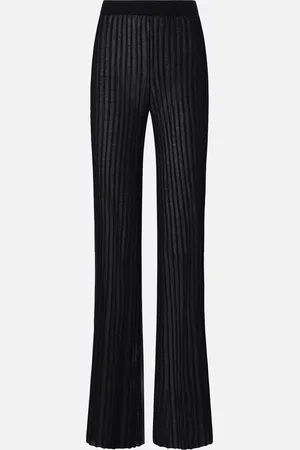 Pinko Pantaloni leggeri semitrasparenti a costine, , M