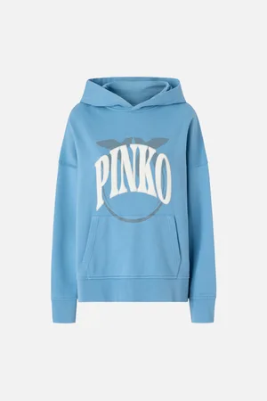 Pinko Felpa con cappuccio e logo, , XS