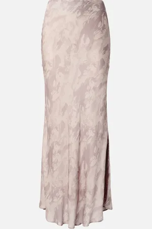 Pinko Gonna lunga lucida stampa cavalli Reimagine X Patrick McDowell, , 42