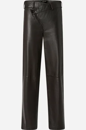 Pinko Pantaloni incrociati in pelle Reimagine X Patrick McDowell, - , 40