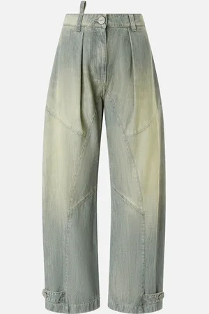 Pinko Jeans P-Pants in denim vintage gamba balloon, , 42