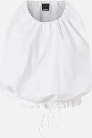 Pinko Top ampio senza maniche in popeline, , L