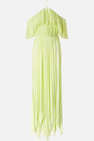 Pinko Abito lungo da cerimonia in leggero jersey plissè, , S