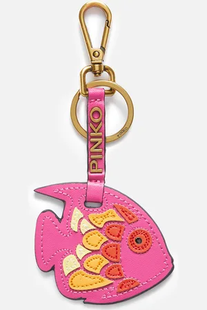 Pinko Charm pesciolino fucsia similpelle, Fucsia/arancione-shiny gold, U