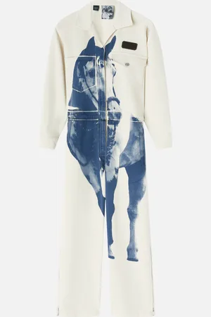 Pinko Tuta workwear stampa cavallo Reimagine X Patrick McDowell, , M