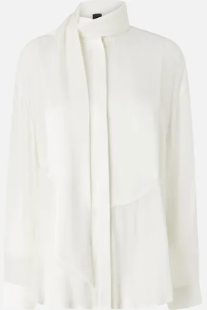 Pinko Camicia elegante trasparente con inserto in satin, - , 42
