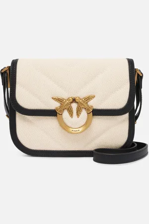 Pinko Borsetta squadrata Love Bag in canvas e pelle, - , U