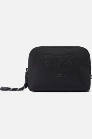 Pinko Piccola trousse in tessuto riciclato con logo, , U