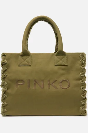 Pinko Beach Shopper in canvas riciclato, - , U