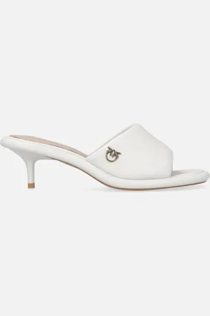 Pinko Ciabattine in nappa con tacco, , 38