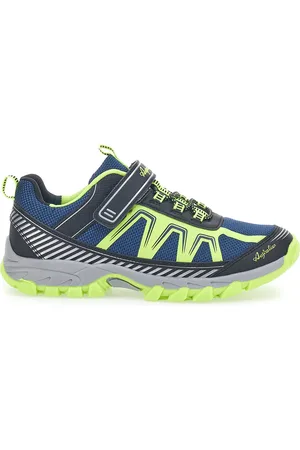 Australian Sneakers Blu e Lime Con Strappo In Velcro 105