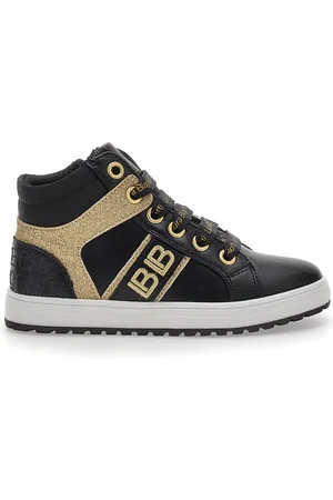 Laura Biagiotti Sneakers Mid-Cut Nere e Oro 87069387
