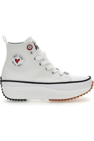 Sweet Years Sneakers Mid Cut 8291 Bianche