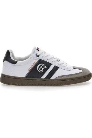 COTTON BELT Sneakers bianche con bande laterali nere RFM426H10