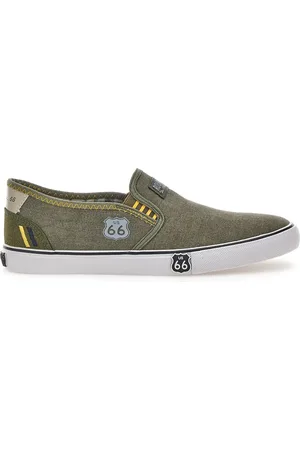 Route 66 Sneakers Slip-on 21808 Verde Militare
