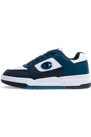 Champion Sneakers Bianche Blu e Nere RD18 HERITAGE B GS