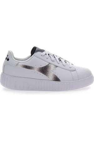 Diadora Sneakers Bianche Con Platform Game Step Glow Gs