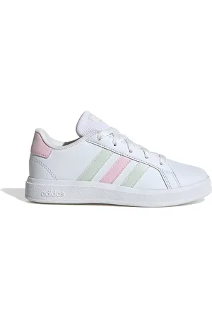 adidas Sneakers bianche e rosa GRAND COURT 2.0 K