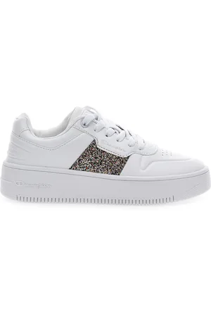 Champion Sneakers Bianche Rebound Platform