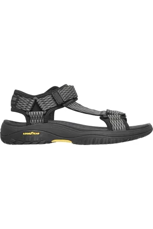 Skechers Sandali Sportivi Neri da Uomo Lomell-Rip Tide