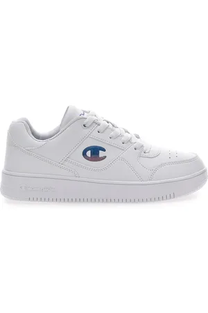 Champion Sneakers Bianche Con Logo Laterale Rebound Low