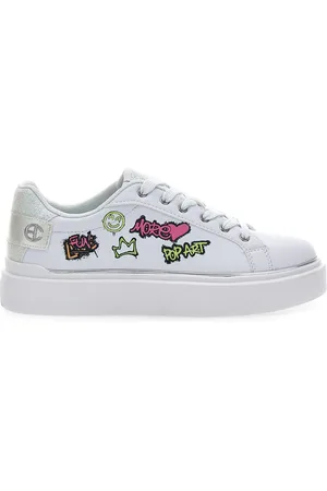 Coveri Sneakers Silvia Graffiti Bianco