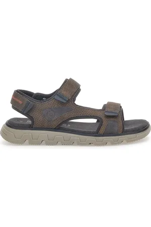 Bugatti Sandali Marroni con Velcro 321AFG81