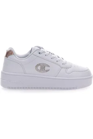 Champion Sneakers Bianche Rebound Platform Glitter