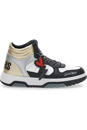 Sweet Years Sneakers Alte Bianche e Nere 8580