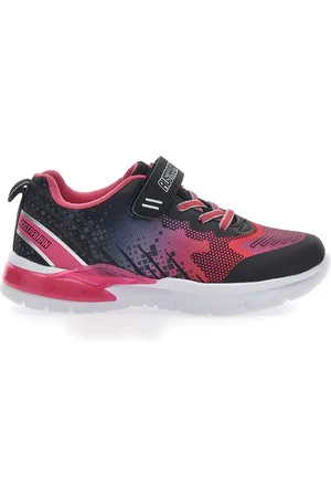Australian Sneakers con Luci 100 Nere e Rosa