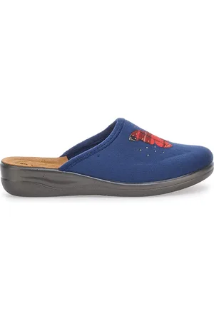 Inblu Pantofole con Farfalla Blu 44 CF