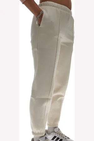 Skechers Pantaloni bianchi sportivi SKECH-SWEATS Delight Jogger